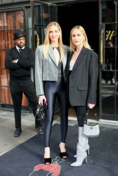 Chiara Ferragni and Valentina Ferragni - Exits the Bowery Hotel in New York 02/17/2022
