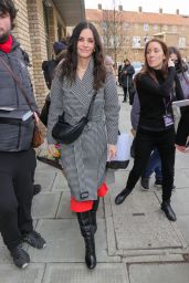Courteney Cox - Leaving the John Bishop Show in West London 02/05/2022