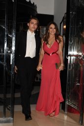 Elizabeth Hurley - Joan Collins 88th Birthday Party at Claridges Hotel in Central London 02/17/2022