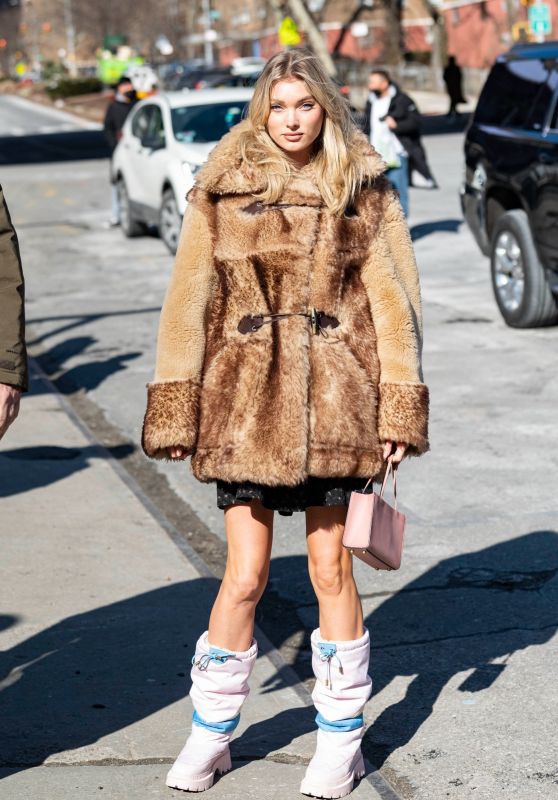 Elsa Hosk at the Coach Fashion Show During NYFW 02/14/2022