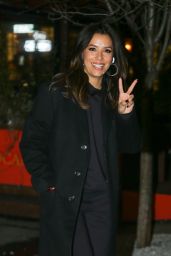 Eva Longoria Wears Her "The Giving Moment" Activewear - New York 02/09/2022