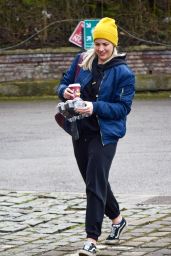 Gemma Atkinson in Casual Outfit - Manchester 02/21/2022