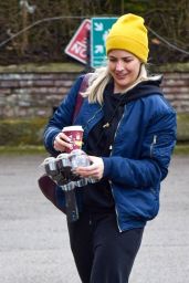 Gemma Atkinson in Casual Outfit - Manchester 02/21/2022