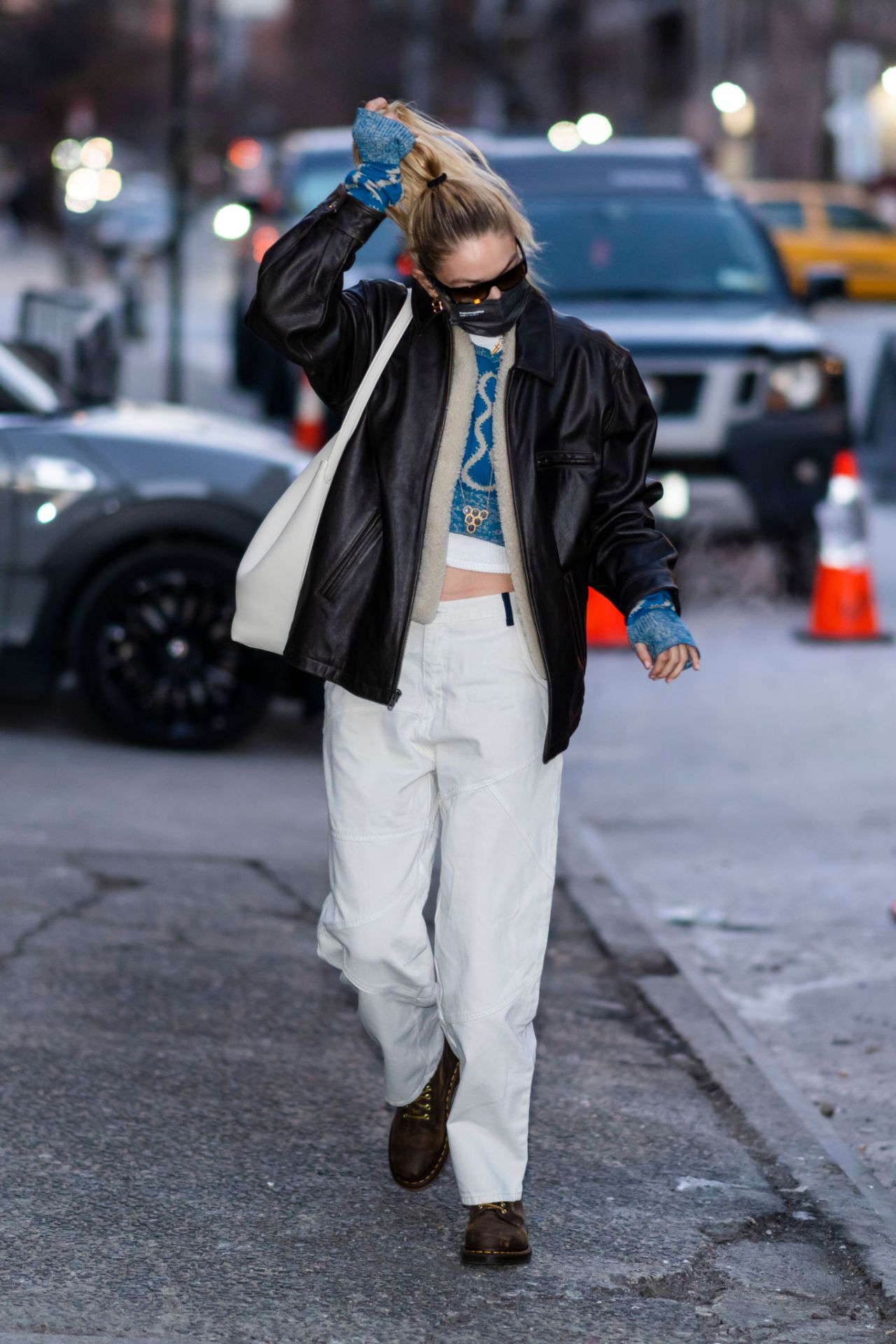 Gigi Hadid - Arriving at the Michael Kors Fashion Show in NYC 02/15 ...