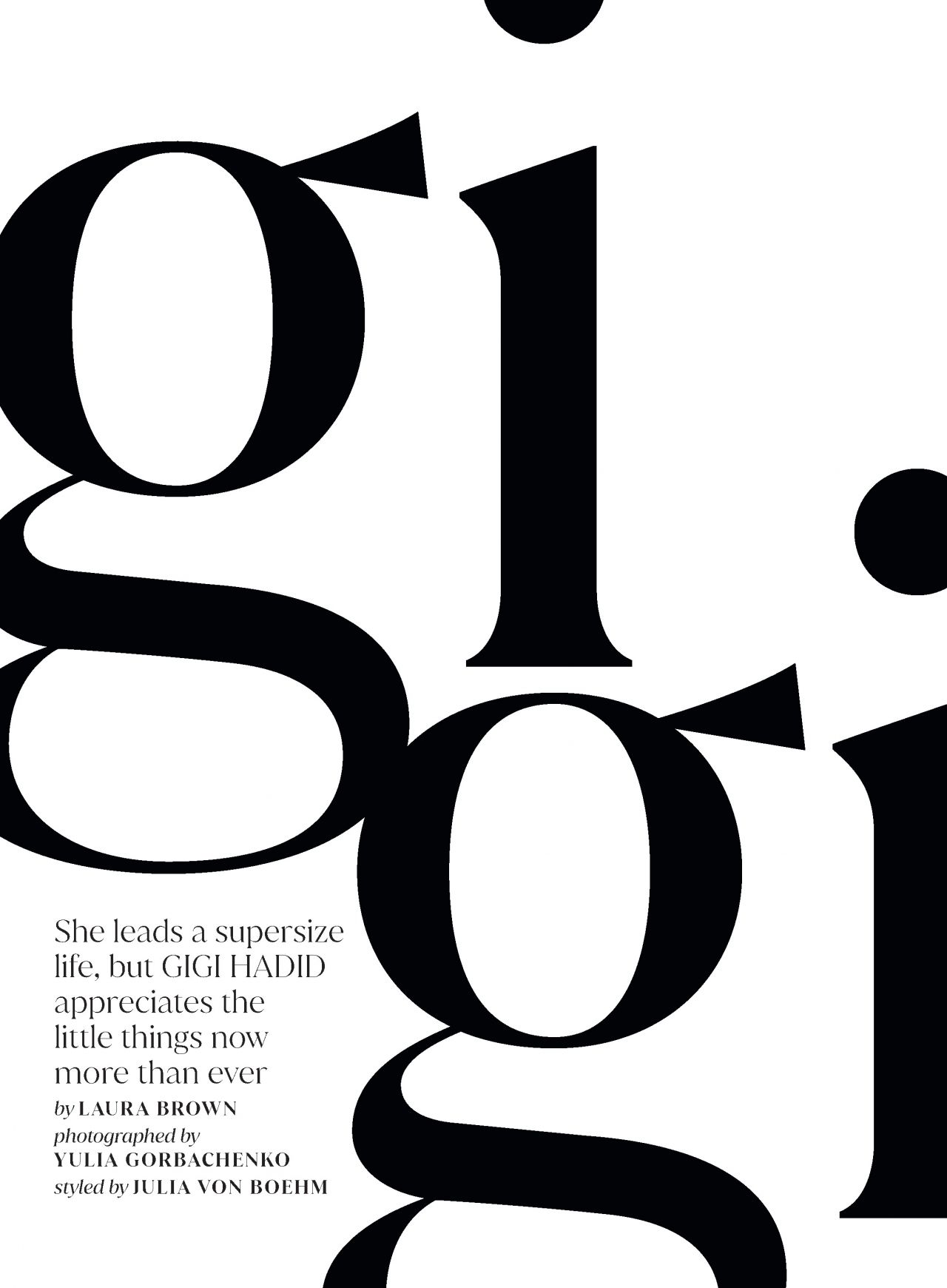 Gigi Hadid - InStyle Magazine US March 2022 Issue • CelebMafia
