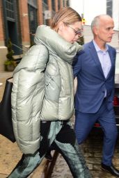 Gigi Hadid - Leaving the Khaite Fall Winter 2022 Fashion Show in NYC 02/13/2022