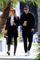 Hailey Clauson and Julian Herrera - Out in West Hollywood 02/21/2022