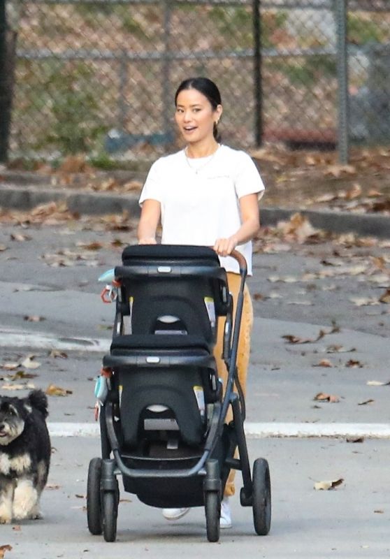 Jamie Chung at Griffith Park in Los Angeles 02/23/2022