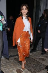 Jenna Coleman - Erdem Show at London Fashion Week 02/21/2022