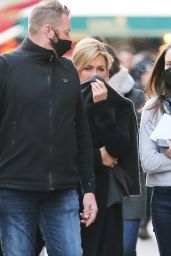 Jennifer Aniston - "Murder Mystery 2" Filming Set in Paris 02/25/2022