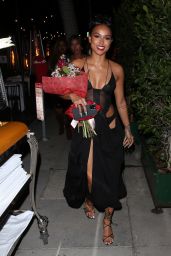 Karrueche Tran Night Out Style - Mr. Chow in Beverly Hills 02/14/2022