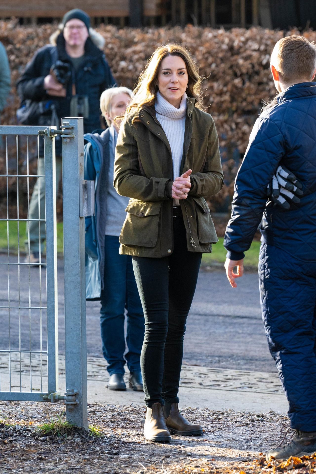 Kate Middleton - Forest Kindergarten in Ballerup in Denmark 02/23/2022 ...