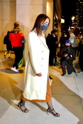 Katie Holmes - Outside Tory Burch Fashion Show at NYFW 02/14/2022