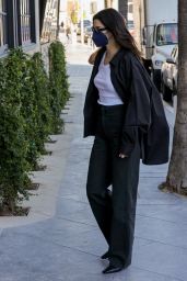 Kendall Jenner Wearing a Monochrome Outfit - Los Angeles 02/02/2022