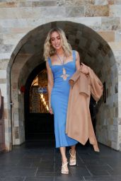 Kristin Cavallari in a Blue Dress - West Hollywood 02/22/2022