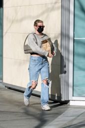 Lili Reinhart in Ripped Jeans - Vancouver 02/15/2022 • CelebMafia