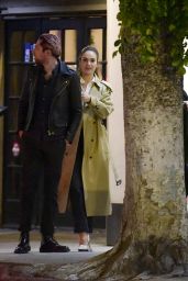 Lily James With Boyfriend Michael Shuman - Los Angeles 02/05/2022
