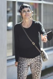 Lisa Rina - Leaves Pilates Class in West Hollywood 02/14/2022