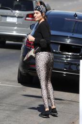 Lisa Rina - Leaves Pilates Class in West Hollywood 02/14/2022