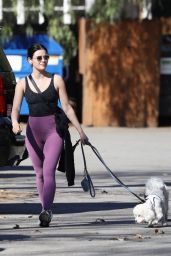 Lucy Hale - Heads to a Park in LA 02/02/2022