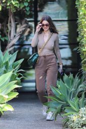 Maya Henry - Leaving Andy LeCompte Salon in West Hollywood 02/01/2022