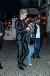 Megan Fox at the Grill Royal Restaurant in Berlin 02/13/2022
