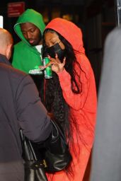 Megan Thee Stallion - Leaves Her Hotel in New York 02/16/2022