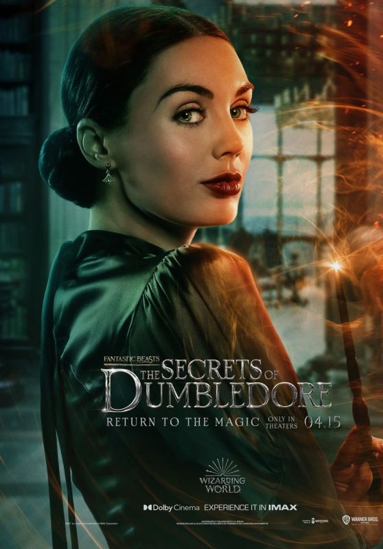 Poppy Corby-Tuech – “Fantastic Beasts The Secrets of Dumbledore” Poster and Trailer