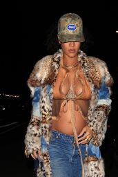 Rihanna Night Out Style - Giorgio Baldi in Santa Monica 02/09/2022