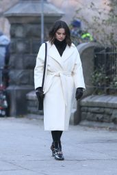 Selena Gomez - Films Scenes for "Only Murders in the Building" Season 2 in NY 02/14/2022