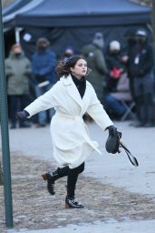 Selena Gomez - Films Scenes for "Only Murders in the Building" Season 2 in NY 02/14/2022