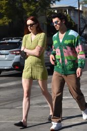 Sophie Turner and Joe Jonas at All Time in Los Feliz 02/16/2022