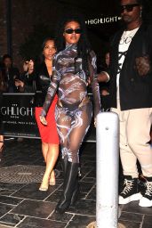 Teyana Taylor - Leaving a Super Bowl After-party in Hollywood 02/13/2022