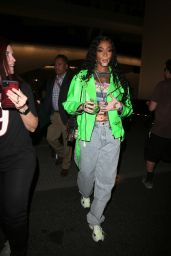 Winnie Harlow – Leaving a Super Bowl After-party in Hollywood 02/13/2022