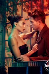 Zoë Kravitz and Robert Pattinson - Entertainment Weekly February 2022
