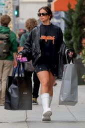 Addison Rae in Balenciaga - Shopping in Beverly Hills 03/15/2022