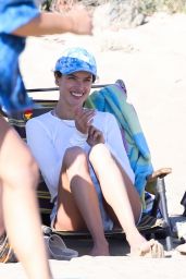Alessandra Ambrosio - Beach Day in Santa Monica 03/13/2022