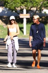 Alessandra Ambrosio - Hiking in Pacific Palisades 03/01/2022