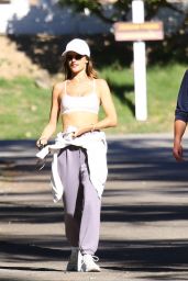 Alessandra Ambrosio - Hiking in Pacific Palisades 03/01/2022