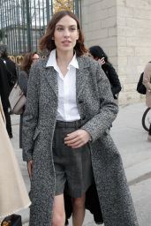 Alexa Chung - Leaving Dior Show at Paris Fashion Week 03/01/2022