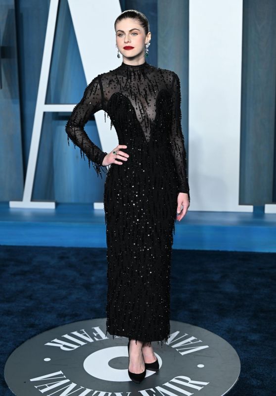 Alexandra Daddario – Vanity Fair Oscar Party in Beverly Hills 03/27/2022