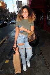 Amber Gill at The Ivy Restaurant in London 03/14/2022