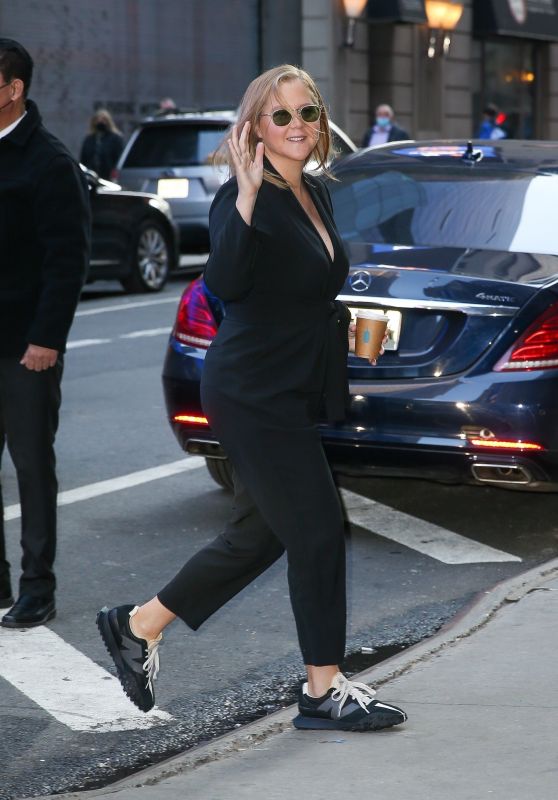 Amy Schumer in an All-Black Ensemble - New York 03/16/2022