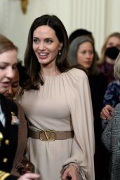 Angelina Jolie at the White House in Washington 03/15/2022
