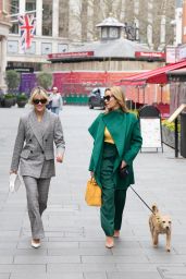 Ashley Roberts and Amanda Holden at Leicester Square London 03/10/2022