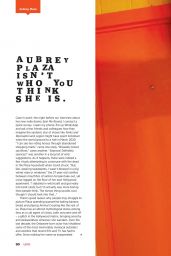 Aubrey Plaza - Vera Magazine March 2022 Issue