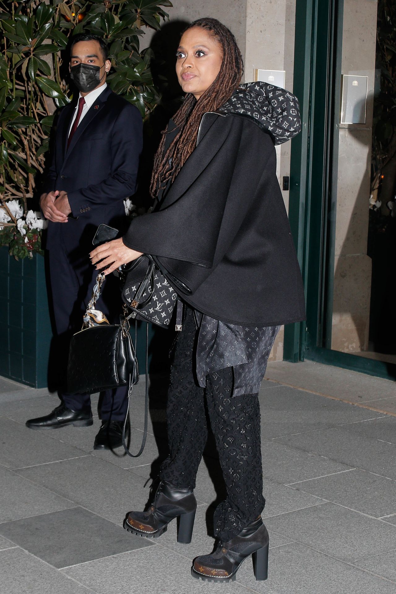 Ava DuVernay Serves Louis Vuitton Street Style at Paris Fashion