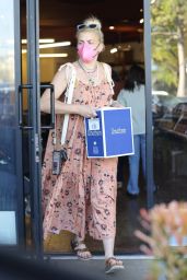 Busy Philipps in a Floral Dress - Shopping in Los Feliz 03/18/2022