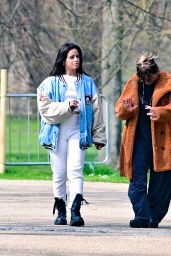 Camila Cabello With Her Mother Sinuhe Estrabao in a London Park 03/28/2022