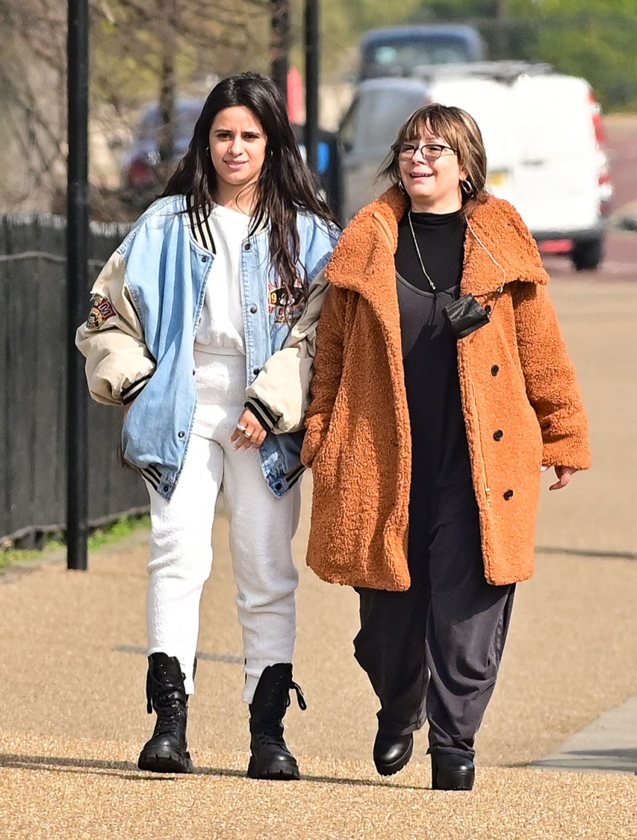 Camila Cabello With Her Mother Sinuhe Estrabao in a London Park 03/28 ...